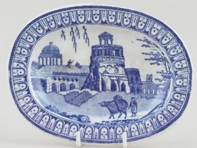 Toy Meat Dish or Platter c1825